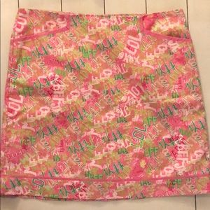 Lilly Pulitzer originals text message skirt